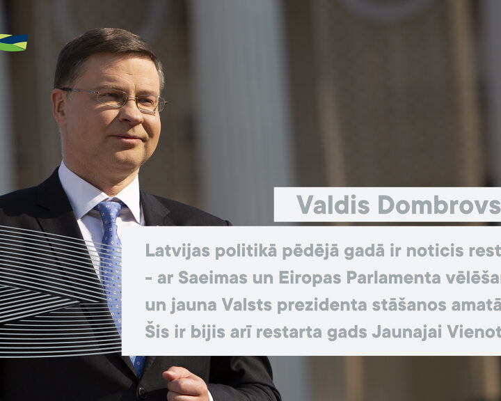 Dombrovskis: reformas var būtiski uzlabot dzīves kvalitāti un dzīves līmeni Latvijā