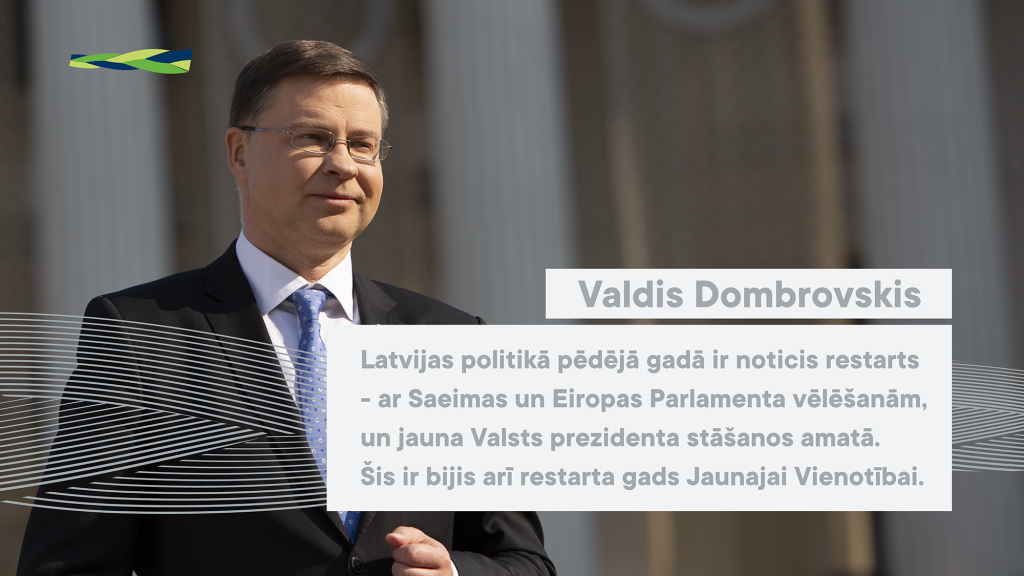 Dombrovskis: reformas var būtiski uzlabot dzīves kvalitāti un dzīves līmeni Latvijā