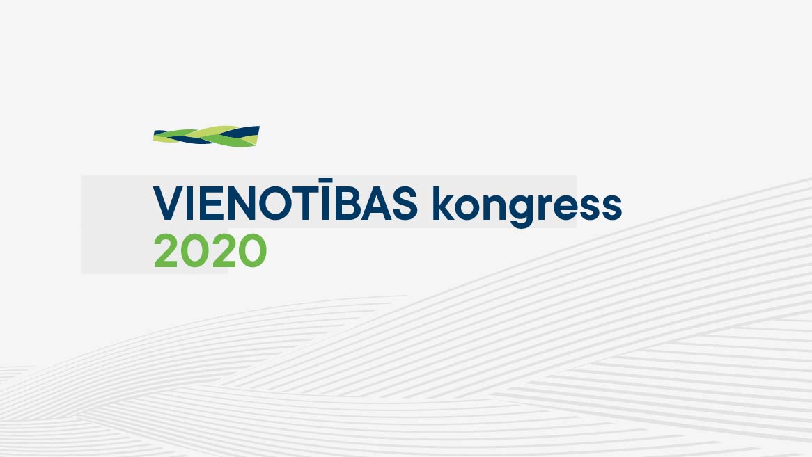 Sestdien notiks partijas VIENOTĪBA kongress 2020